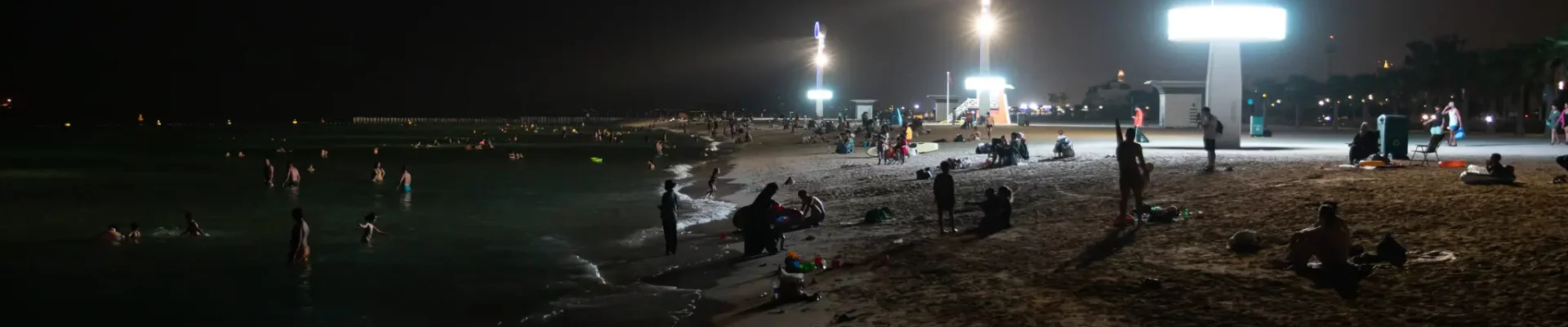 To Escape the Heat in Dubai, Head to the Beach at Midnight