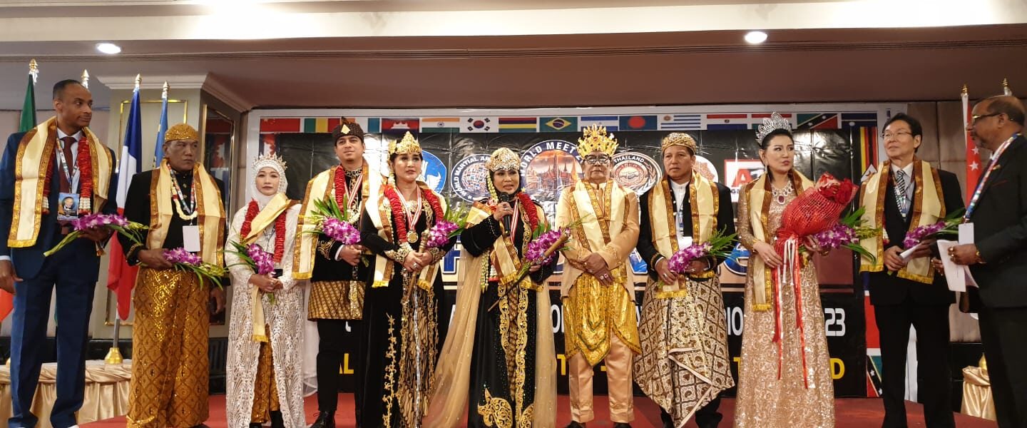 M. A Ali, Tony Taylor, P. Jurapas, Jun Shindo honoured with World's Best Ambassador Award by the King at World Meet-2023 in Thailand