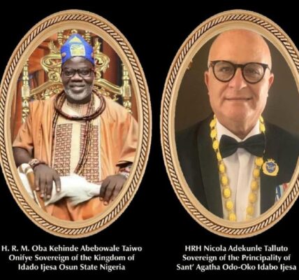 Royal Celebration Marks First Anniversary of Prince Nicola Adekunle Talluto's Throne in Idado Ijesa Kingdom