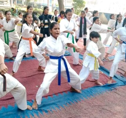 Kolkata Karate Stars Sufia and Kainat Awarded Black Belts