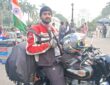 Motorcyclist Abdul Qadir finally Reaches Kolkata after months of journey